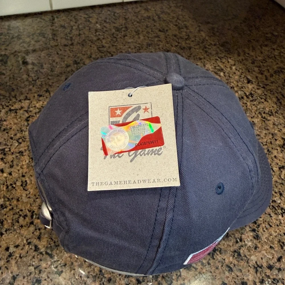US Naval Academy NAVY The Game Cap 3-D Anchor RELAXED TWILL Hat New